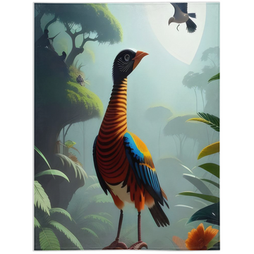 Bird looking at things-60x80 inch-Single Sided on Lucasgift