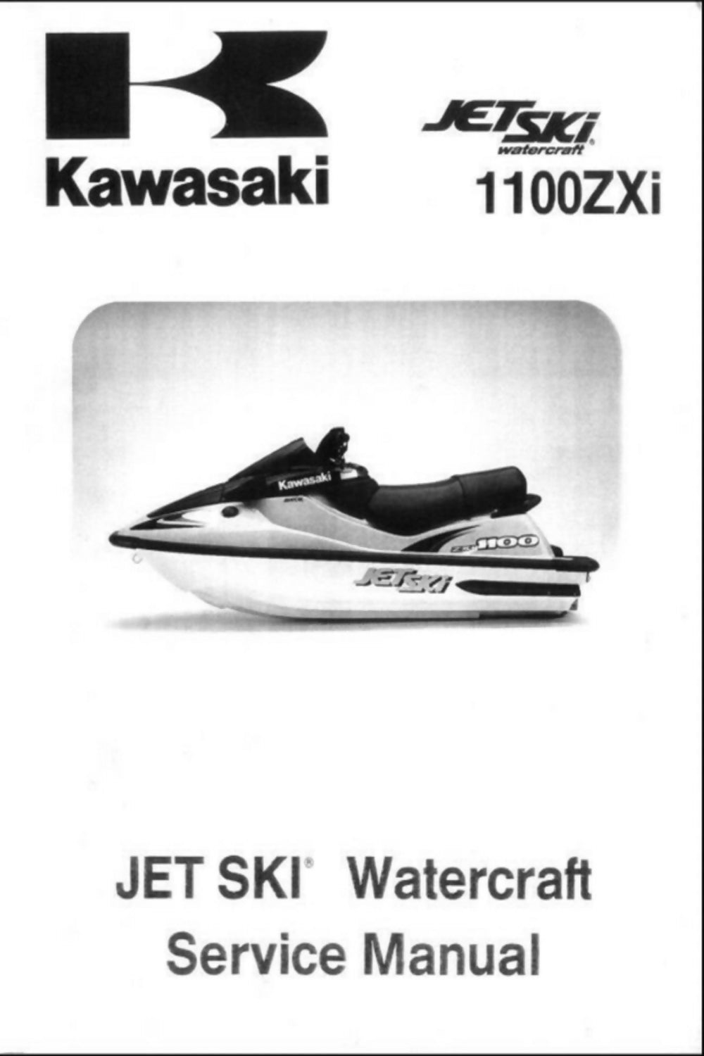 Kawasaki Jetski 1100 Zxi Service Manual 1996-2002