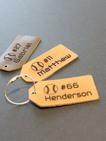 Baseball Bag Tag, Baseball Team Gifts, Baseball Senior Night Gifts, Personalized Baseball Gifts, Bag Tag, End of Season, Baseball Banquet- on Lucasgift