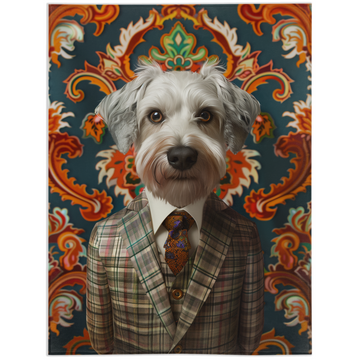 Da Dandy Dog-60x80 inch-Single Sided on Lucasgift