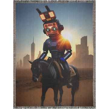 Oh Boy, this lonesome space cowboy is having a hard time alone in the out. Save him!-60x80 inch-Graphics on Lucasgift