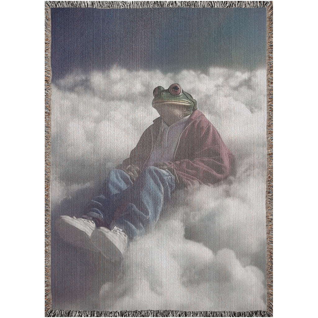 Cloud Chillin’ Frog-52x37 inch-Graphics on Lucasgift