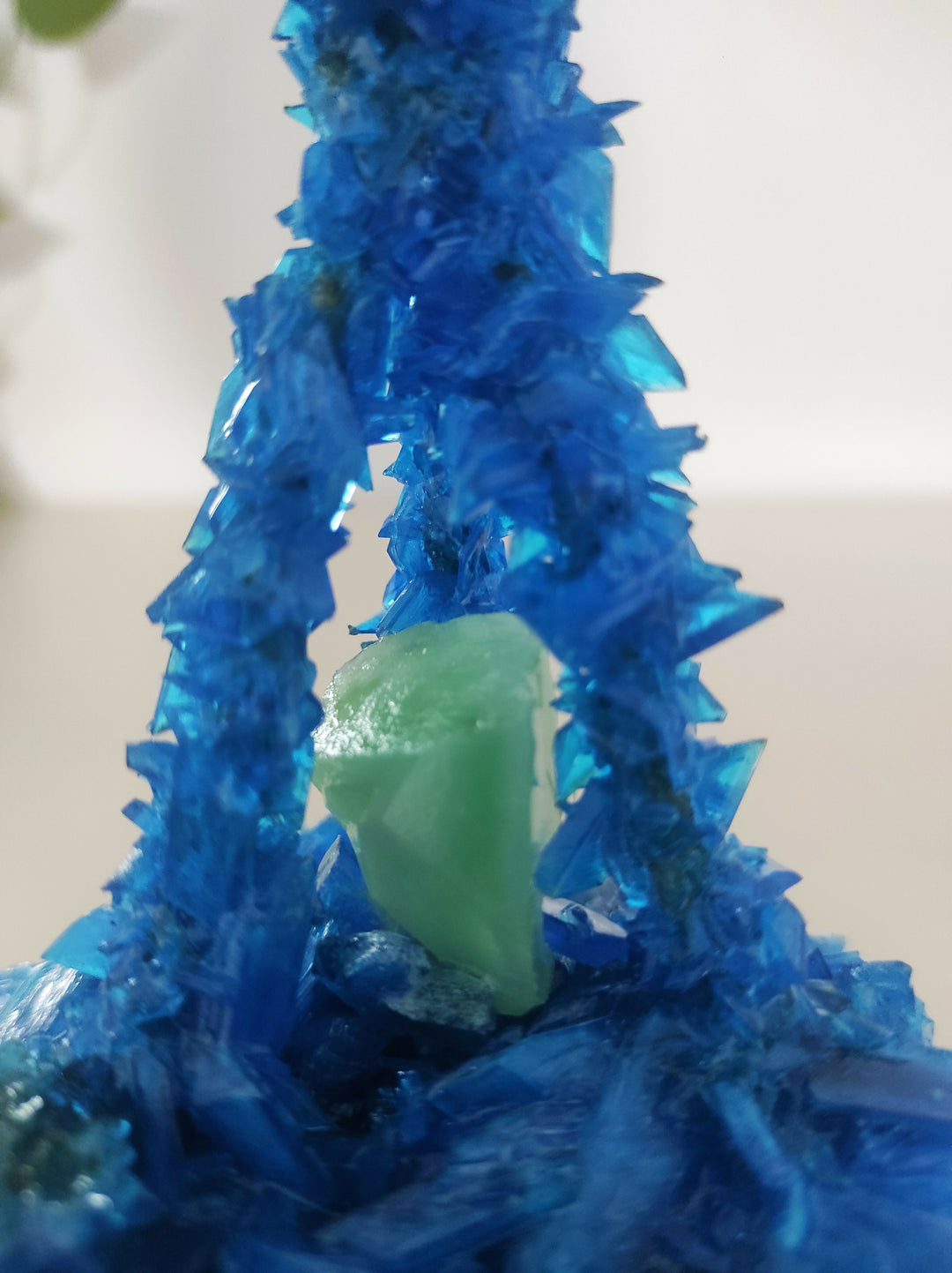 Crystal Waterfall Candle Holder | Handmade Wooden & Crystal Tealight Stand | Nature Inspired Decor- on Lucasgift