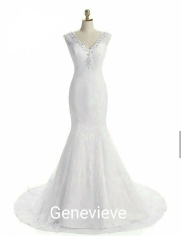 Boutique Wedding Dress-Genevieve size 8- on Lucasgift