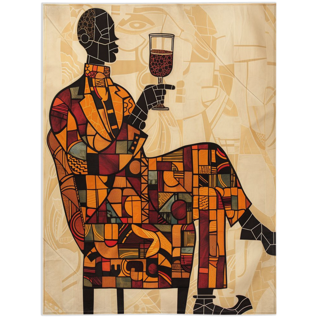 Casual drinking-60x80 inch-Single Sided on Lucasgift