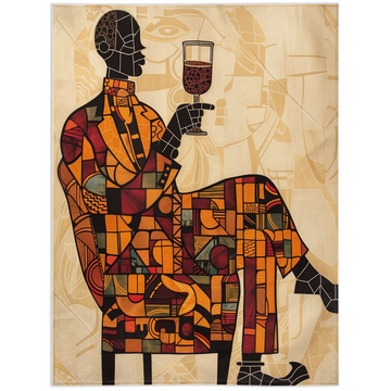 Casual drinking-60x80 inch-Single Sided on Lucasgift