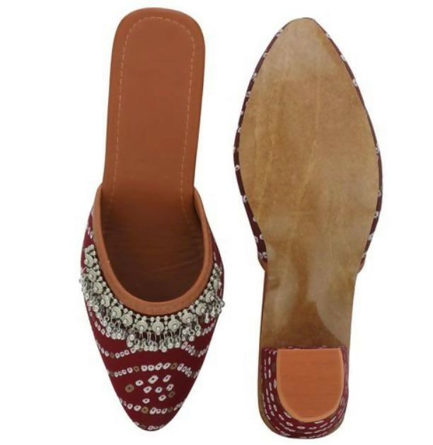 heel Jutti: Handmade Punjabi Khussa Shoes- on Lucasgift