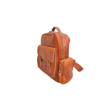 Moroccan Handcrafted Leather Backpack - Ready for All Your Adventures- on Lucasgift