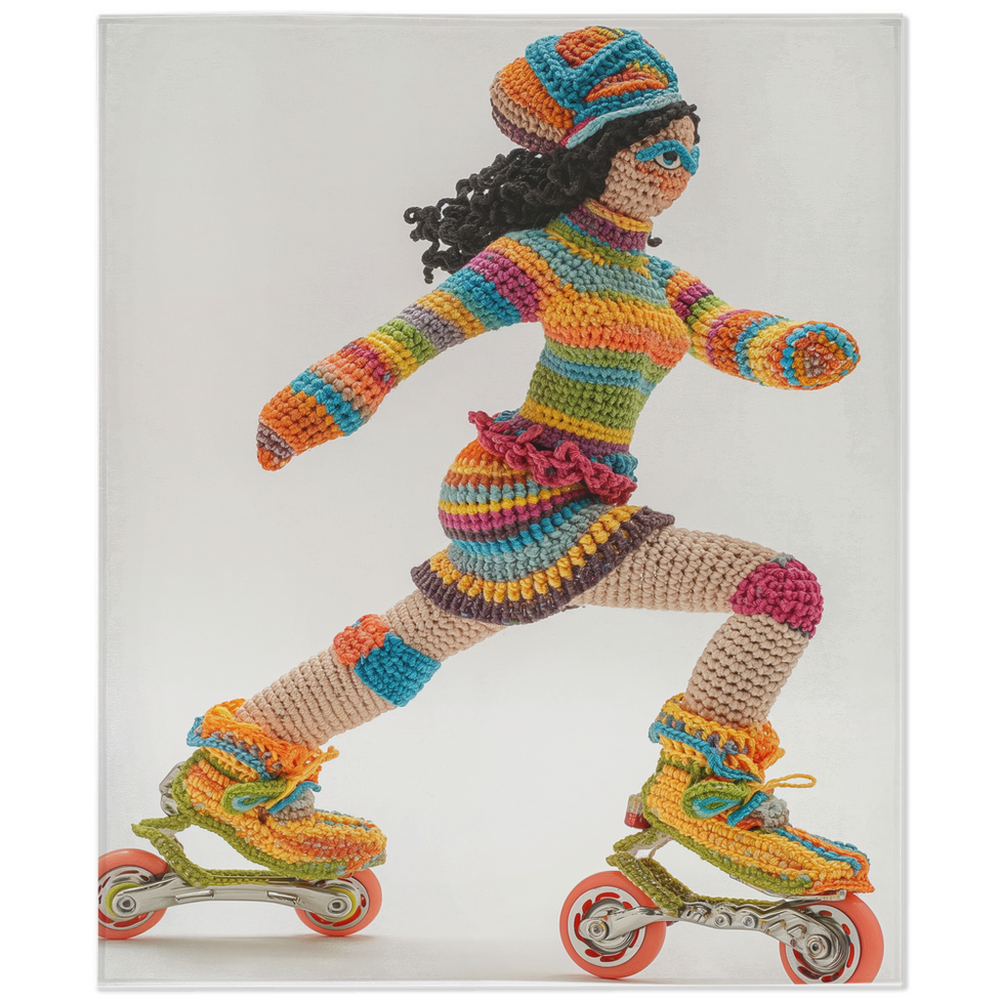 A Rollerskating Jam-50x60 inch-Single Sided on Lucasgift