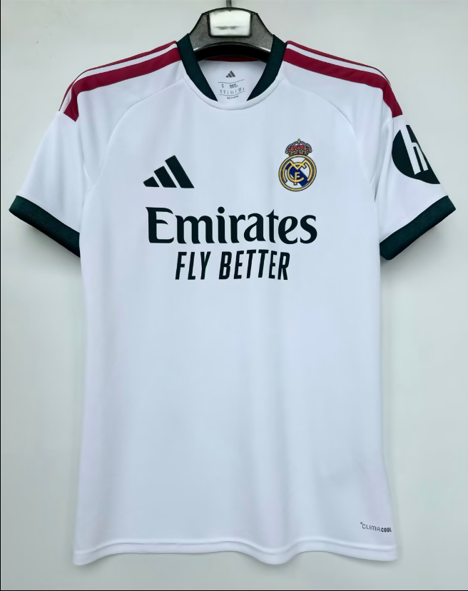 2026 Real Madrid home football jersey can be customized with your name and number- on Lucasgift