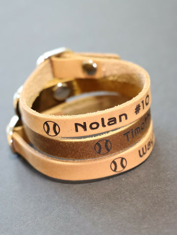 Baseball Bracelet, Baseball Team Gifts, Baseball Senior Night Gifts, Personalized Baseball Gifts, Wristband, End of Season, Baseball Banquet- on Lucasgift
