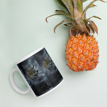 Through The Storm Together | 11 Oz Fantasy Mug- on Lucasgift