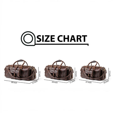 Personalized Full Grain Leather Duffle Bag: Rustic Weekender Travel Gym Bag- on Lucasgift