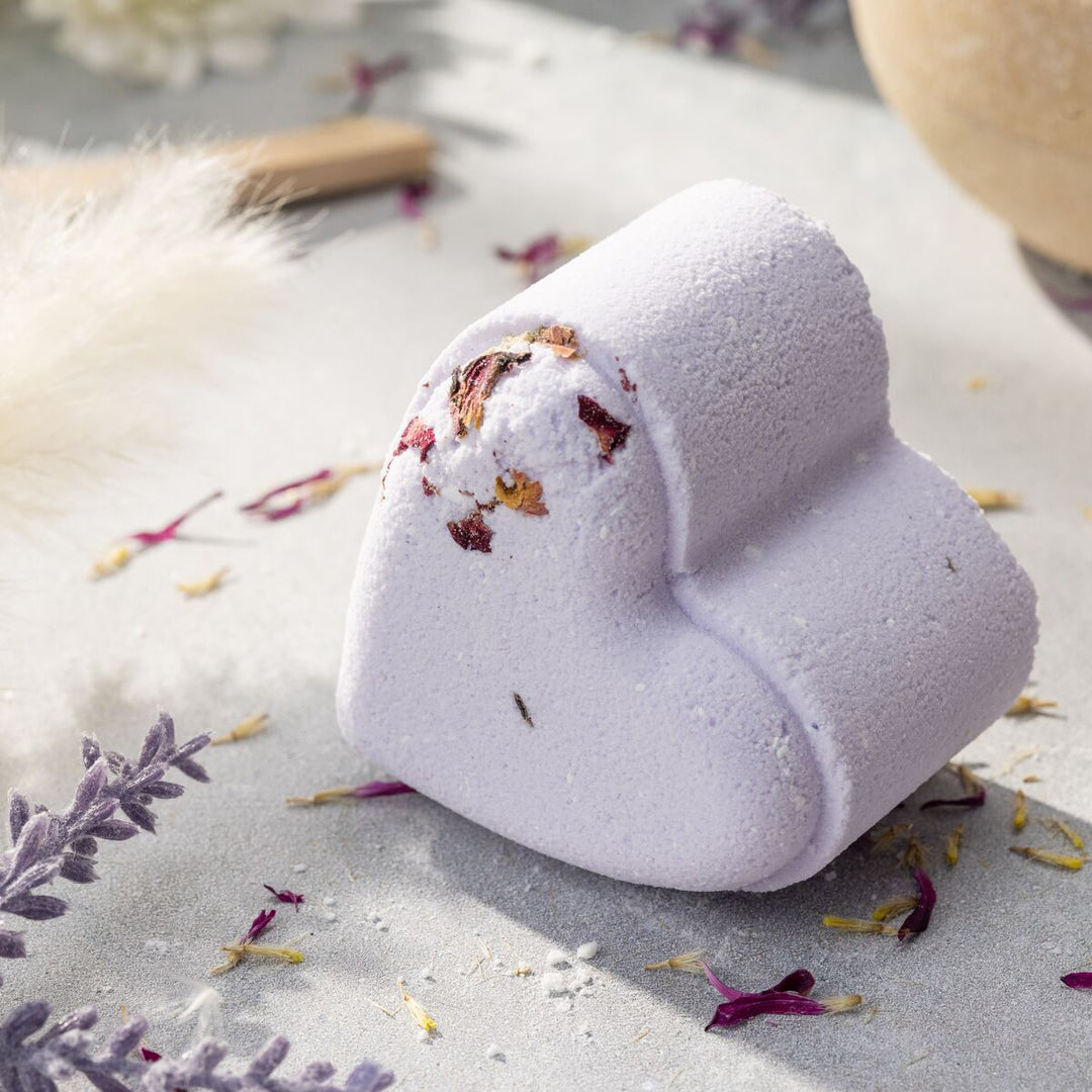 Set of 5 Heart Shaped Shower Steamers Package - in a Gift Box - Can be personalized.- on Lucasgift