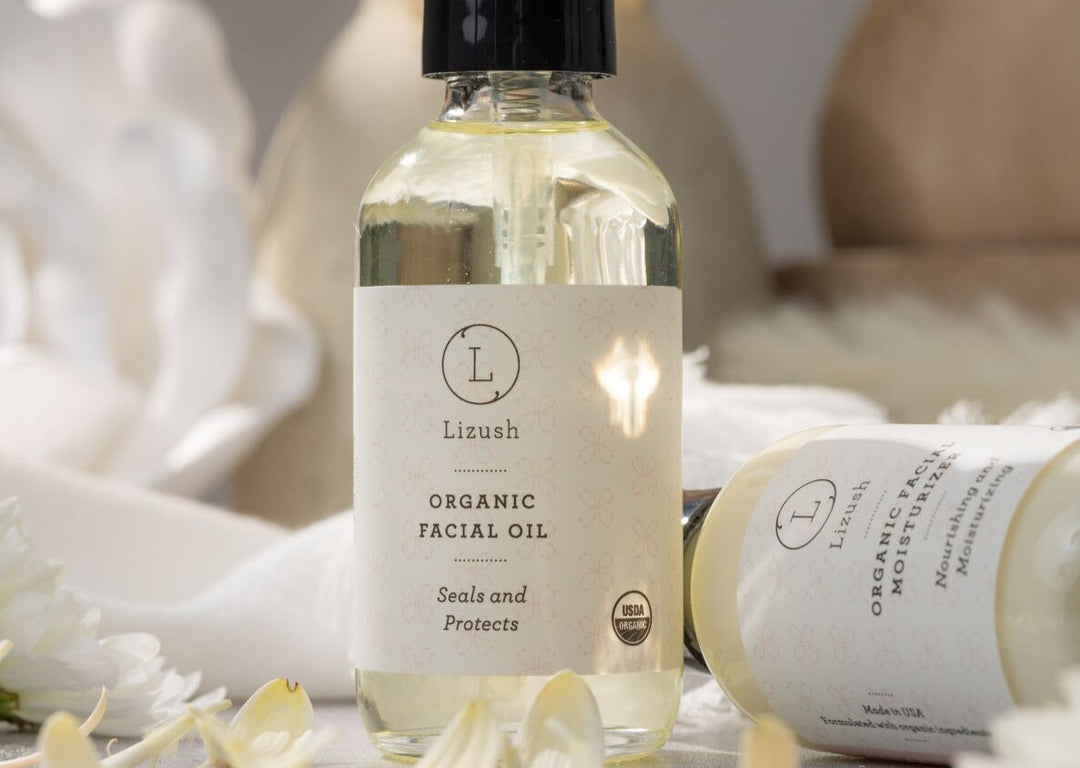 ORGANIC FACIAL OIL Seals and Protects- on Lucasgift