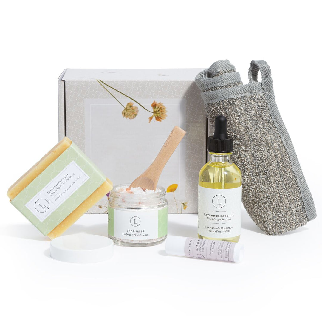 Natural Citrus Bath & Body Skincare Set, A Thoughtful & "Thinking of You" Gift- on Lucasgift