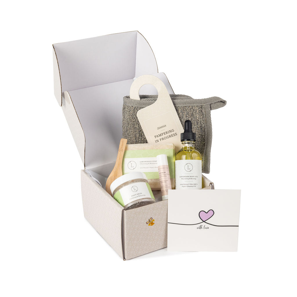Natural Citrus Bath & Body Skincare Set, A Thoughtful & "Thinking of You" Gift- on Lucasgift