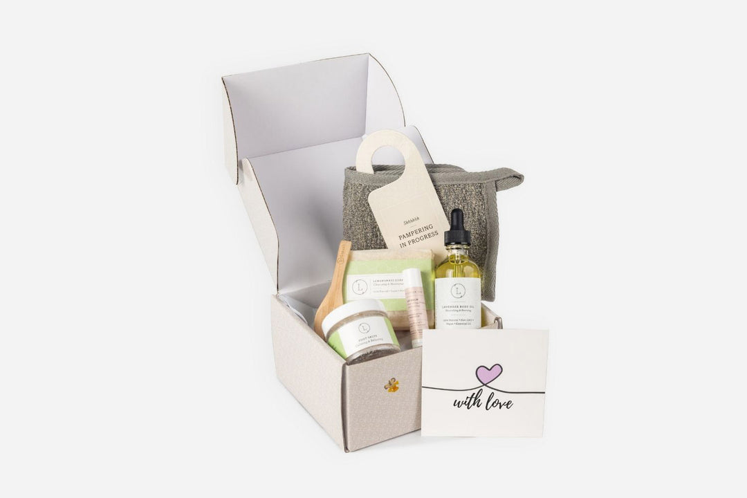 Natural Citrus Bath & Body Skincare Set, A Thoughtful & "Thinking of You" Gift- on Lucasgift