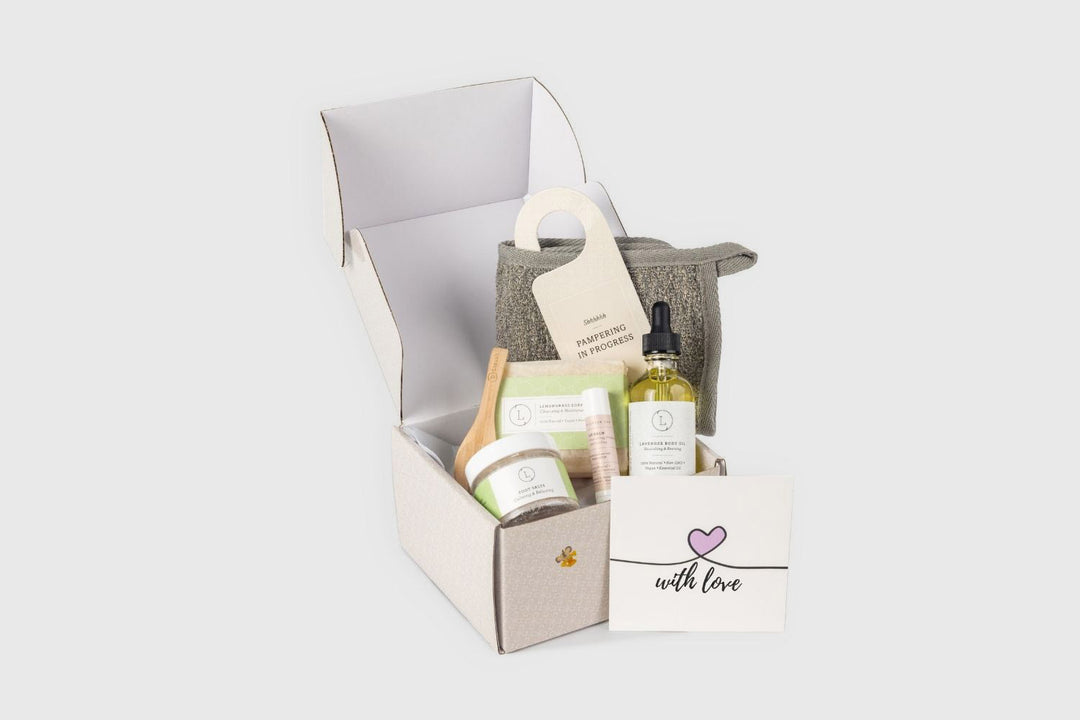 Natural Citrus Bath & Body Skincare Set, A Thoughtful & "Thinking of You" Gift- on Lucasgift