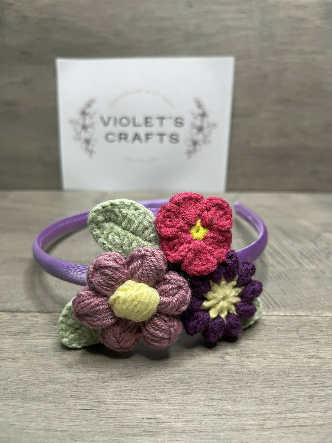 Hand Crocheted Headband- on Lucasgift