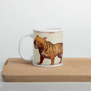 The Striped Guardian – A Mug of Strength, Loyalty, and Heart