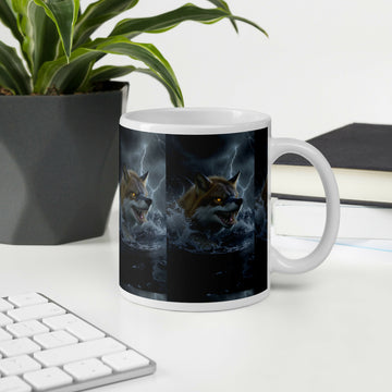 Through The Storm Together | 11 Oz Fantasy Mug- on Lucasgift