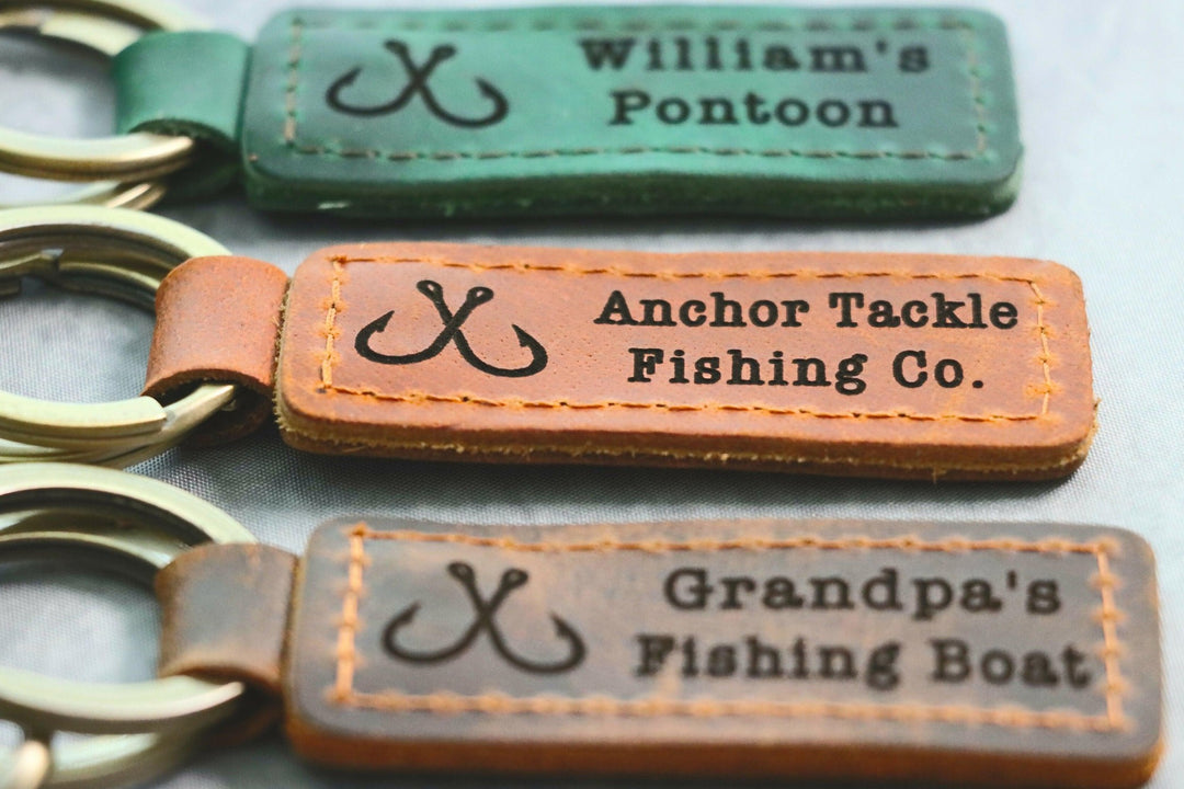 Boat Owner Keychain, Personalized Fishing Keychain, Boat Owner Gift, Fishing Christmas Gift- on Lucasgift