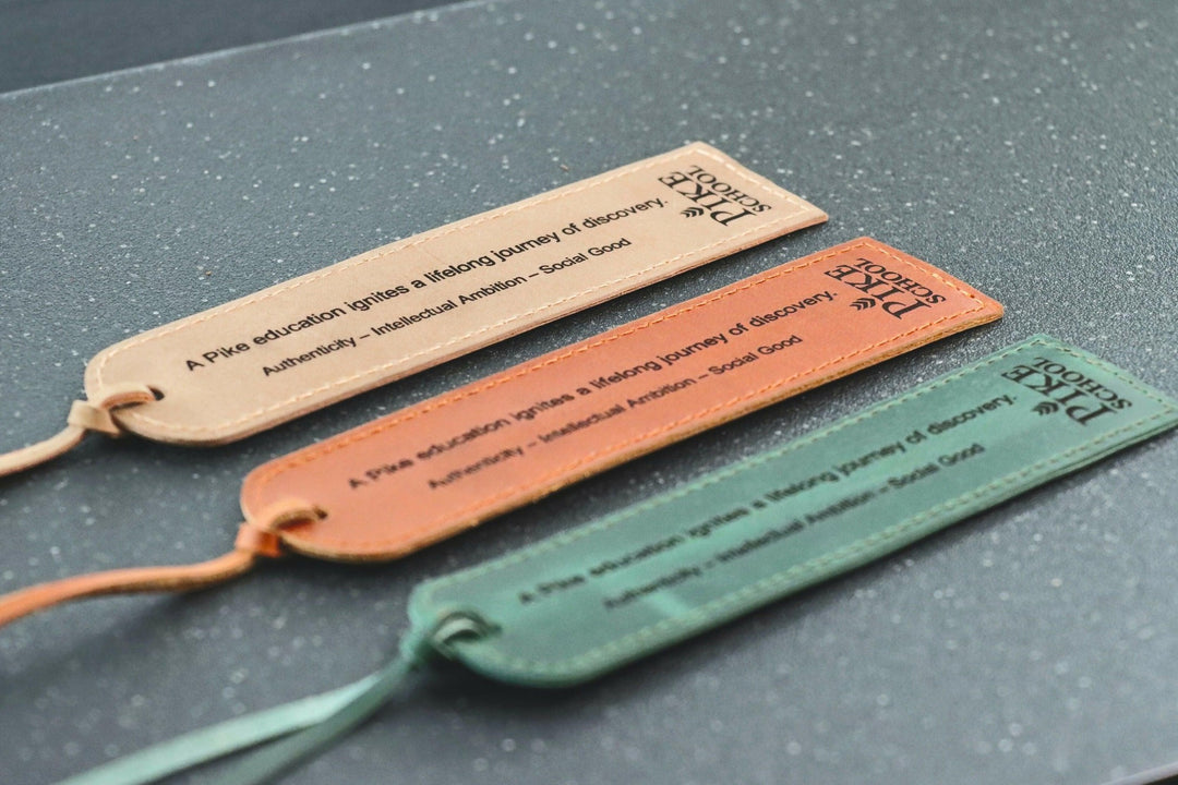 LEATHER BOOKMARK Free Personalization, Bookmark for Women, Bookmark Men, 3rd Anniversary Gift, Bookmark with Tassel, Leather Accessory- on Lucasgift