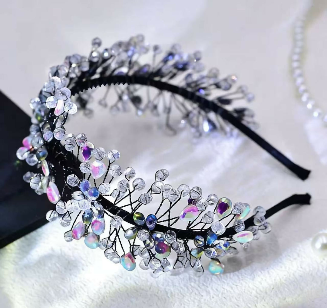 All-Crystal Sparkling Headband- on Lucasgift