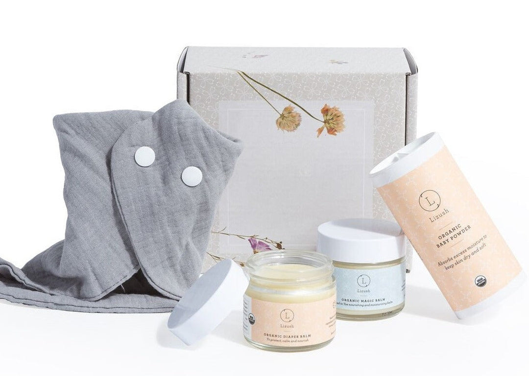 Organic new baby gift set - welcome little one!- on Lucasgift