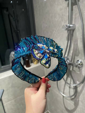 Full Crystal Headband ✨ Ultra Sparkly & Gorgeous, Fits Adults & Kids! #HandmadeJewelry #CrystalHeadband- on Lucasgift