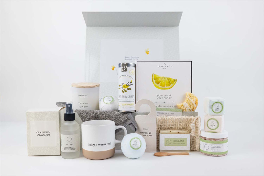 Get Well Gift Basket, All Natural Care Package- on Lucasgift