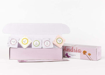 Shower Steamers Gift Set - 5 Big Fizzies, Cheer Up Package- on Lucasgift