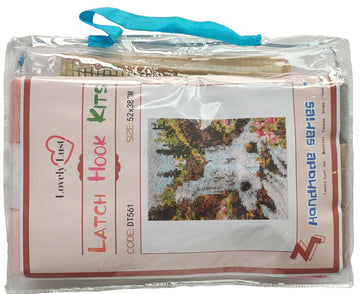 Rug Making Latch Hooking Kit | Tropical Sunset- on Lucasgift