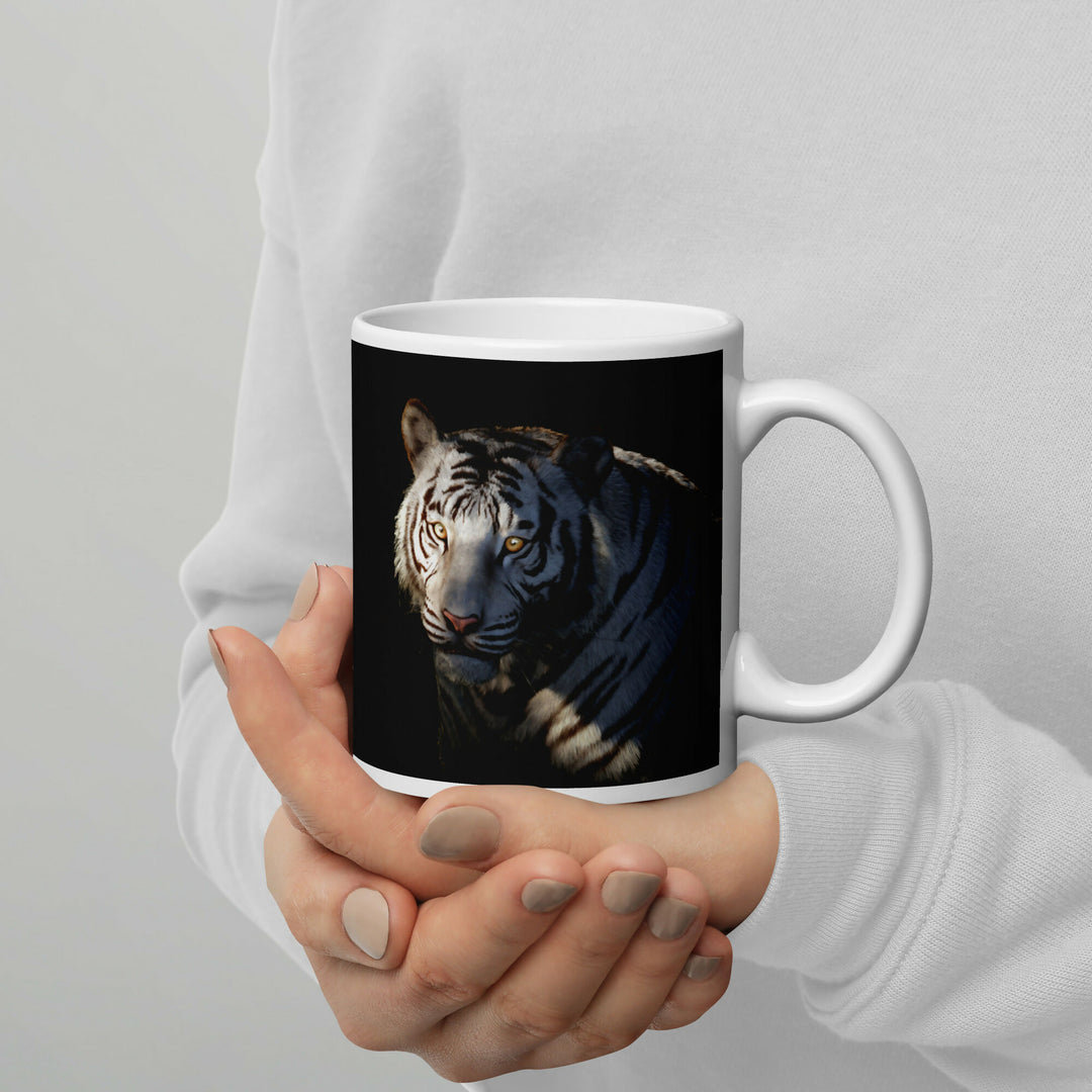 The Gentle Spirit Of The White Tiger — 11 Oz Wildlife Mug- on Lucasgift