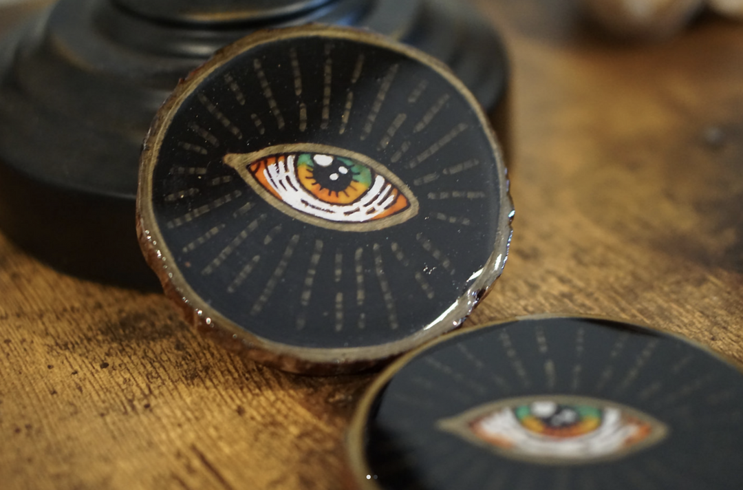 LOST MIND WOODEN COASTERS- on Lucasgift
