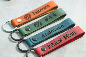SLIM Volleyball Keychain, Volleyball Team Gifts, Volleyball Senior Night Gifts, Personalized Volleyball Gifts, Key Ring, End of Season, Volleyball Banquet- on Lucasgift