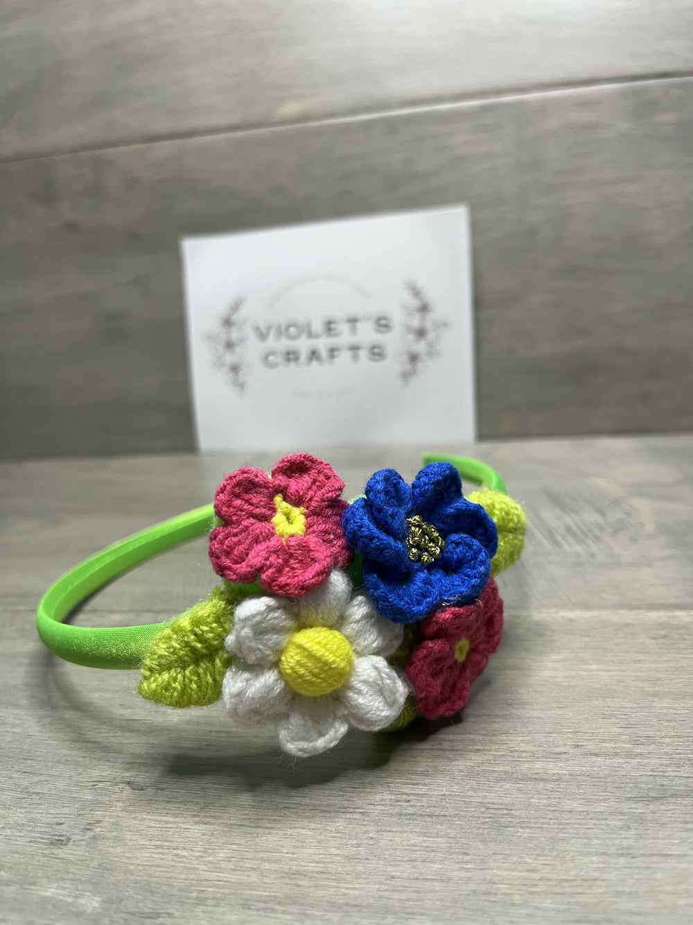 Hand Crocheted Headband- on Lucasgift