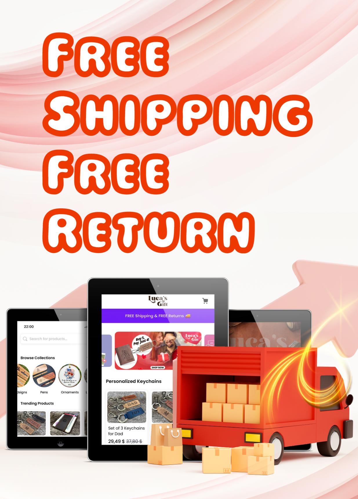 Free Shipping Free Return Shopping