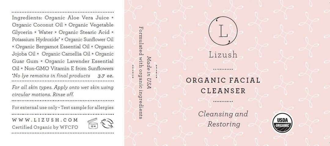 ORGANIC FACIAL CLEANSER Cleansing and Restoring- on Lucasgift