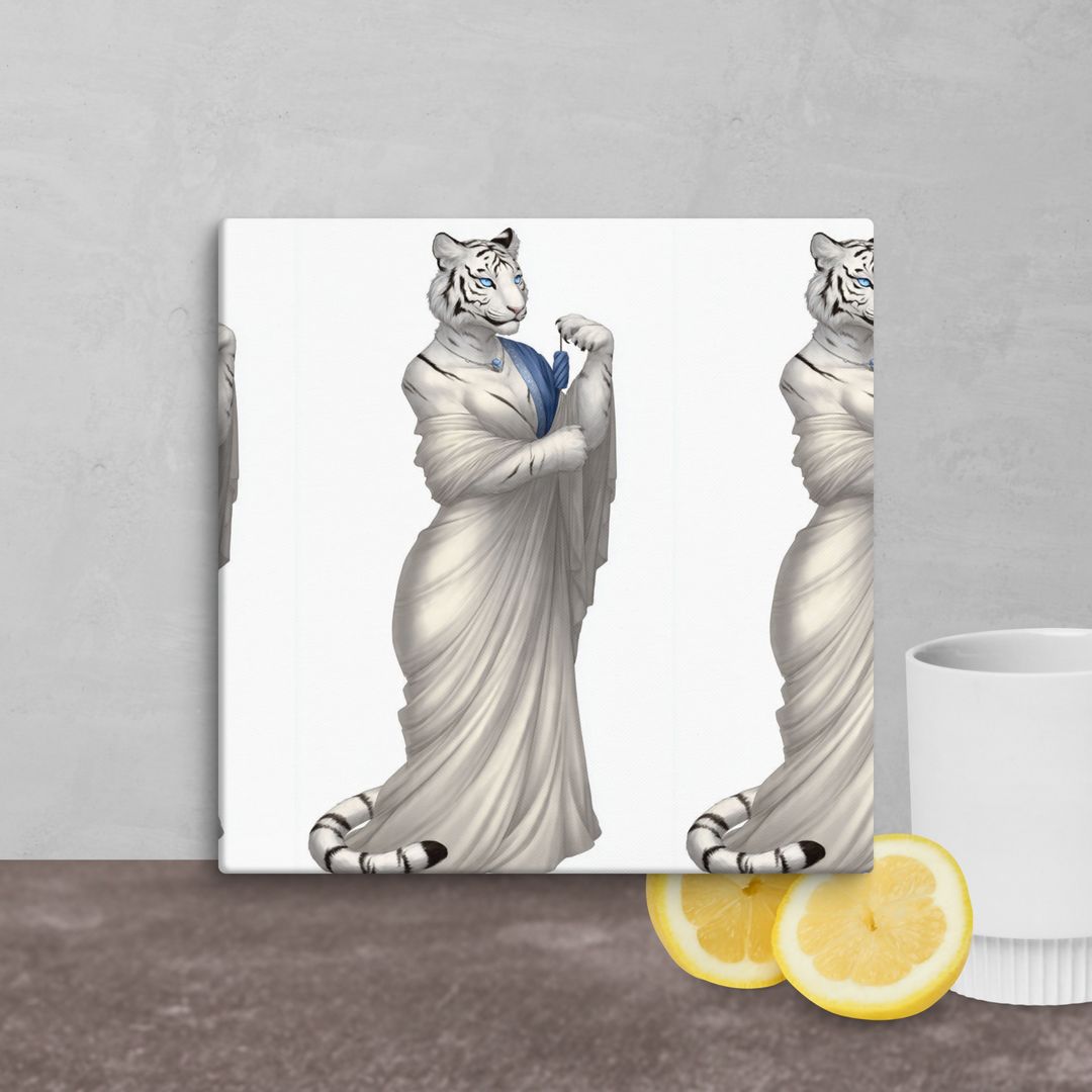 Grace Of The Sapphire White Tigress