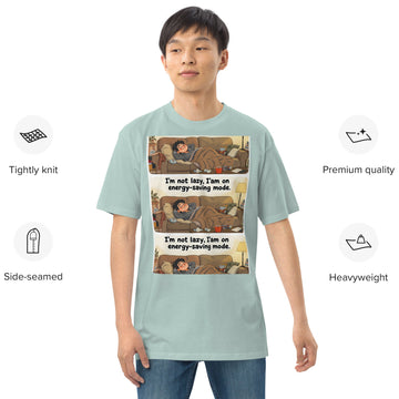 Energy-Saving Mode Tee- on Lucasgift