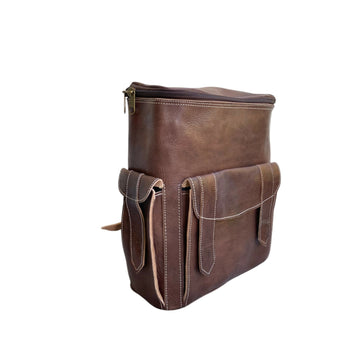 Genuine Leather Artisan Fez Workshop Premium Quality Backpack- on Lucasgift