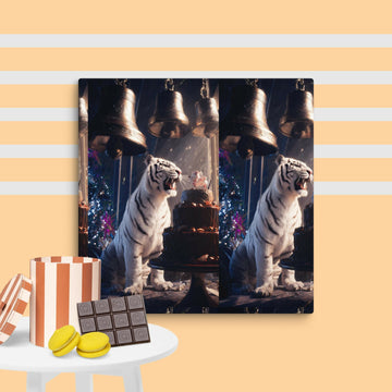 The White Tiger's Grand Chocolate Celebration Canvas