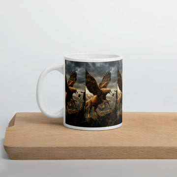 The Griffin’s Mountain Guardian – A Magical Mug of Courage and Wonder