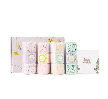 Customized Shower Steamers, Set of 12 big fizzies, Cheer up Gift Set, Relaxing Gift Box- on Lucasgift