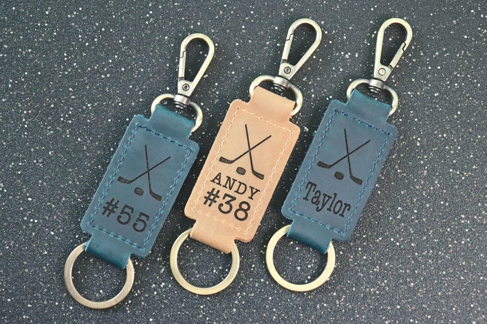 Hockey Gift, Hockey Keychain, Personalized Hockey, Hockey Keychain, Hockey Player, Field Hockey, Women, Men, Women, Hockey Team, Coach- on Lucasgift