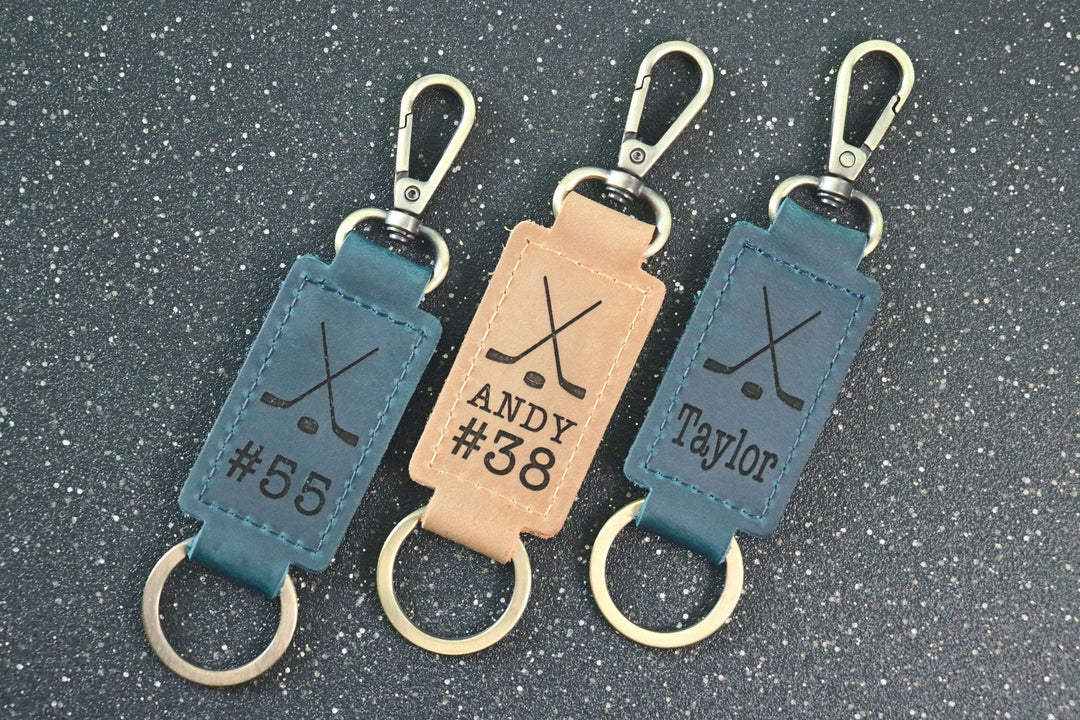 Hockey Gift, Hockey Keychain, Personalized Hockey, Hockey Keychain, Hockey Player, Field Hockey, Women, Men, Women, Hockey Team, Coach- on Lucasgift