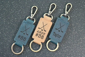 Hockey Keychain, Personalized Waterproof Sports Keychain, Team Gifts, Hockey Gift personalized hockey, girls Keychain, boys Keychain, hockey team gift, hockey keyring, hockey,- on Lucasgift
