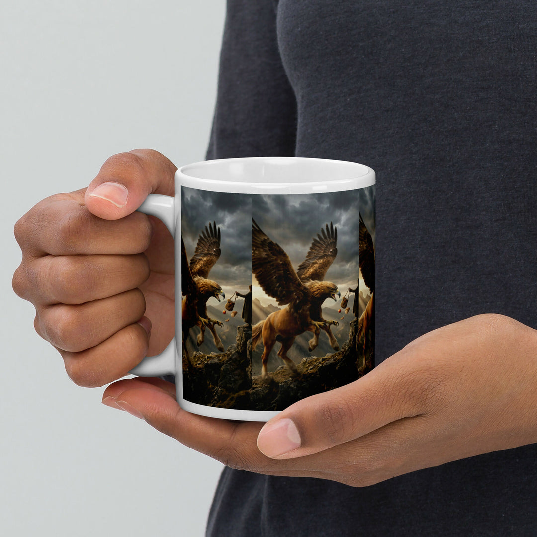 The Griffin’s Mountain Guardian – A Magical Mug of Courage and Wonder